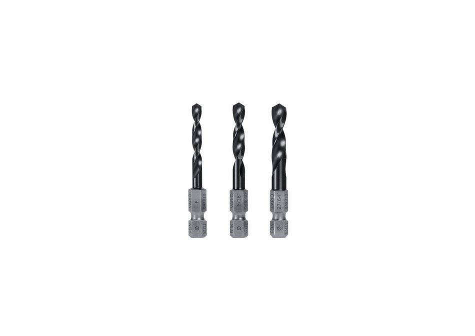 *** FEIN VARIO Twist Drill Set - 3-Piece